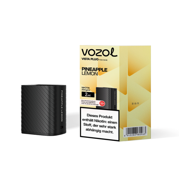 Vozol Vista Plug Pod - Pineapple Lemon - 2ml Pod