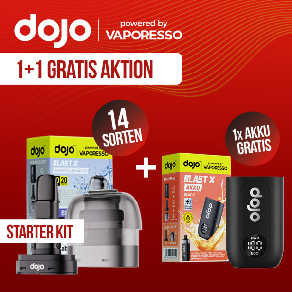 Dojo Blast X Starter Kit - Akkuträger Gratis