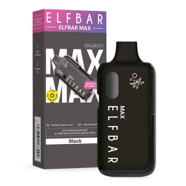 ELFBAR MAX Pod Kit - Farbe: Black