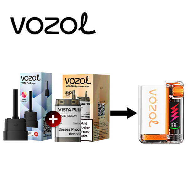 Vozol Vista Plug Ez Lemon Lime Pod Set