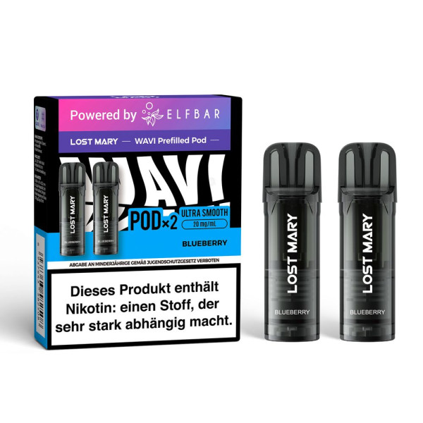 Lost Mary WAVI Blueberry 20mg Nikotin 2er Pack