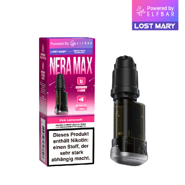 ELFBAR LOST MARY NERA MAX Refill Container Pink Lemonade