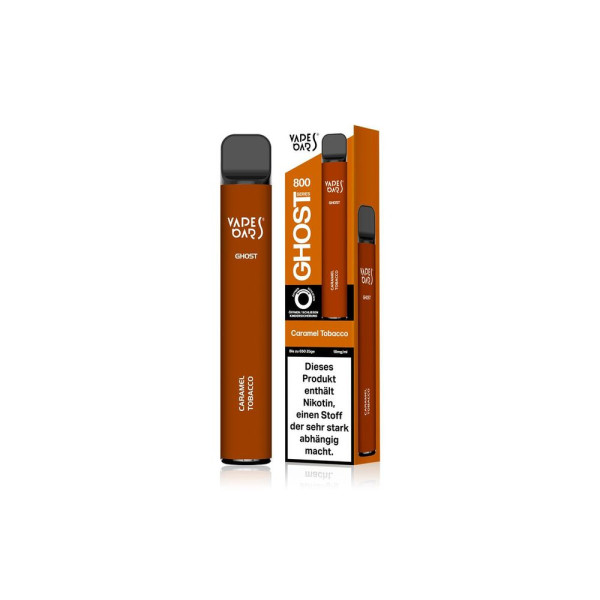 Vape Bars Ghost 800 - Caramel Tobacco - 20mg