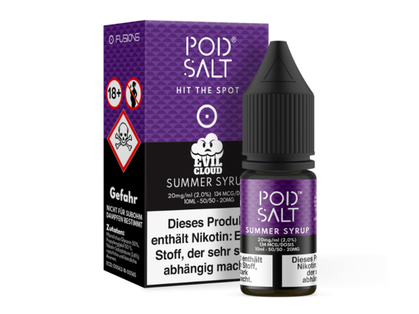 Pod Salt FUSION - Summer Syrup - Nikotinsalz Liquid 20 mg/ml