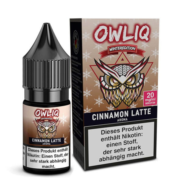 OWLIQ Nikotinsalz Liquid - Cinnamon Latte - 10ml