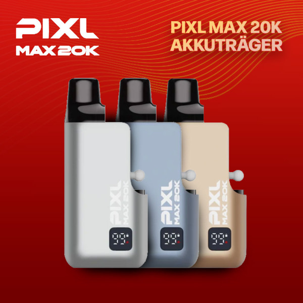 PIXL MAX 20K NOW Akkuträger 850 mAh - Farbe: Breeze Blue (ohne Pod)