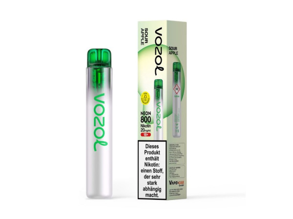 Vozol Neon 800 Sour Apple