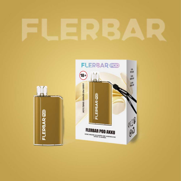 Flerbar Pod Kit - Farbe Gold - 500 mAh Akku