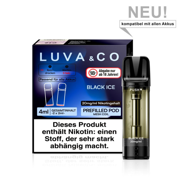Luva & Co Pods - Black Ice 20mg Nikotin 2er Pack