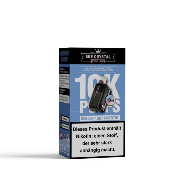 SKE Crystal Edge 10K Blueberry Sour Raspberry - 10ml Pod
