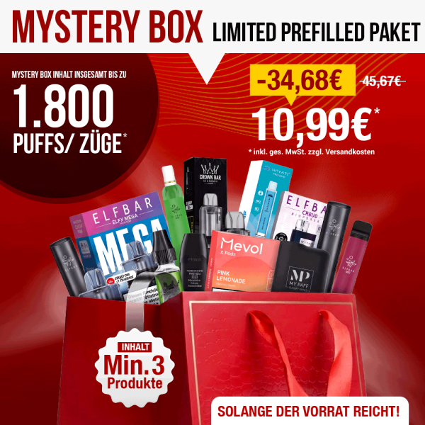 Mystery Tüte - Limited Prefilled Paket