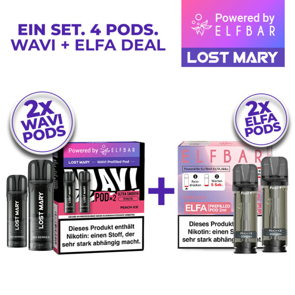 Elfbar Lost Mary WAVI + Elfbar ELFA Pod Deal