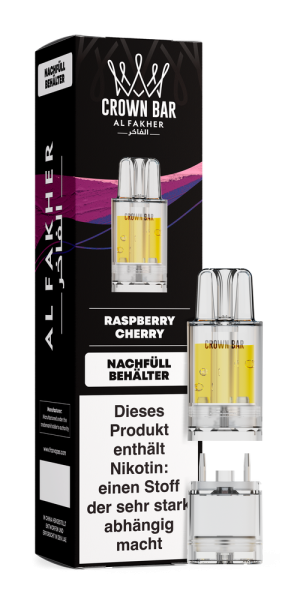 Al Fakher 12K PRO MAX Pod - Raspberry Cherry - 20mg Nikotingehalt