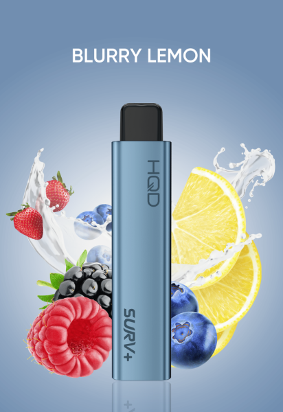 20x HQD Surv+ Blurry Lemon 18 mg/ml Nikotin
