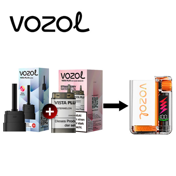 Vozol Vista Plug Ez Strawberry Watermelon Pod Set