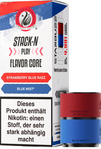 Star Buzz Pod Strawberry Blue Razz und Blue Mist - 2er Pack - 20mg