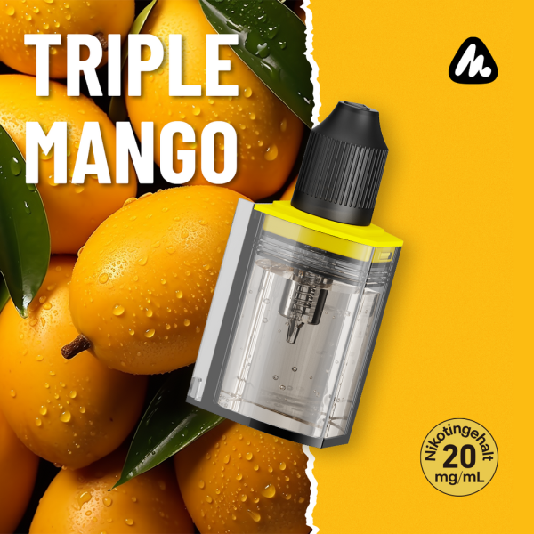 Mevol S Refill Container - Triple Mango - 20mg/ml - 10ml