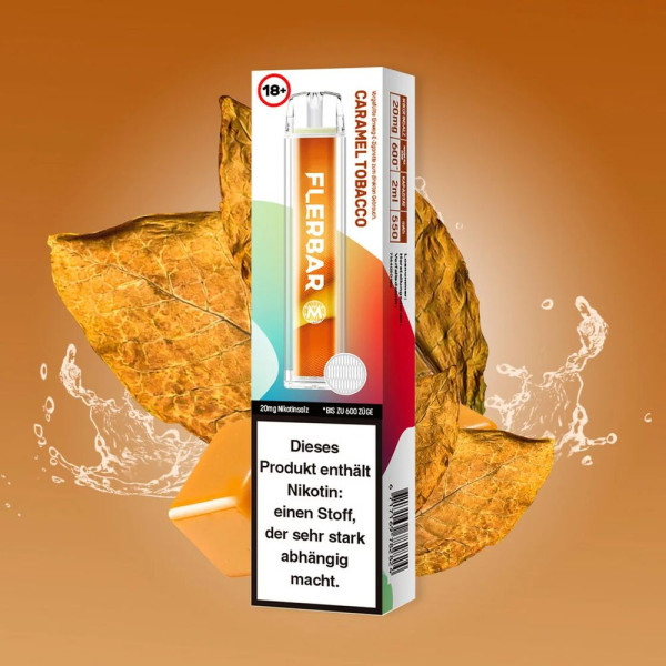 Flerbar M – Caramel Tobacco 20mg Nikotin