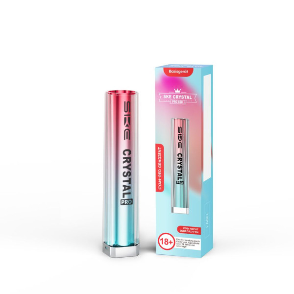 SKE Crystal Pro 800 - Pod Kit - Farbe: Red Gradient
