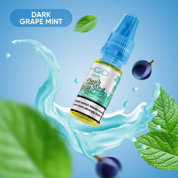HQD Cirak Juice - Dark Grape Mint - 18 mg/ml Nikotingehalt