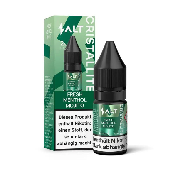 Salt Cristallite Liquid 10ml - Fresh Menthol Mojito - 20mg/ml Nikotinstärke