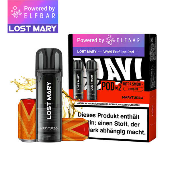 Elfbar Lost Mary WAVI Maryturbo 20mg Nikotin 2er Pack