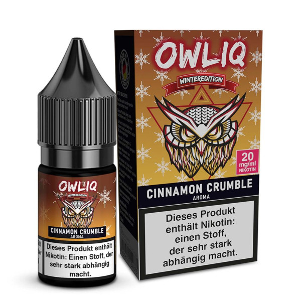 OWLIQ Nikotinsalz Liquid - Cinnamon Crumble - 10ml