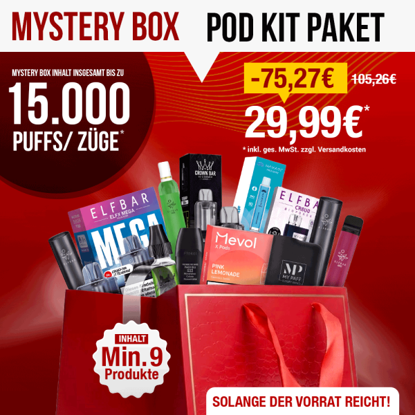 Mystery Tüte - Pod Kit Paket