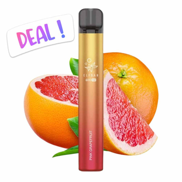ELFBAR 600 V2 Pink Grapefruit 20mg Nikotin