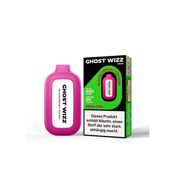 Ghost Wizz - Blackcurrant Squash 20mg/ml