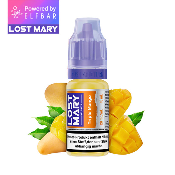ELFBAR LOST MARY Liquid (NicSalt) Triple Mango 10ml