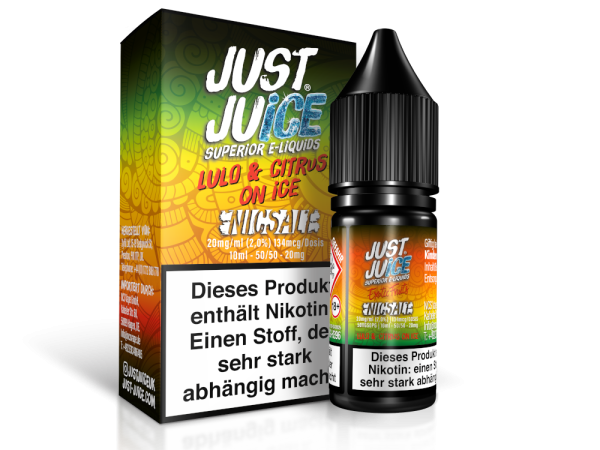 Just Juice - Lulo & Citrus on Ice - Nikotinsalz Liquid 20mg/ml