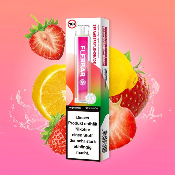 Flerbar M – Strawberry Lemonade 20mg Nikotin