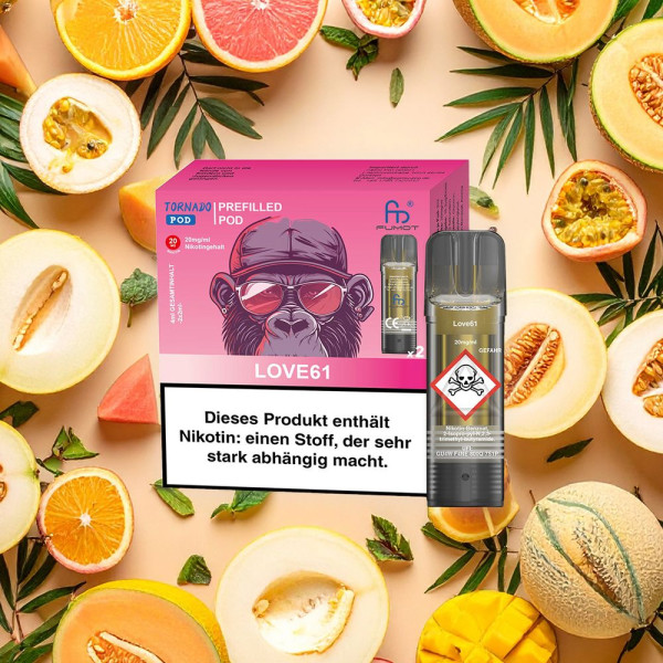 RandM Tornado Love 61 20mg Nikotin 2er Pack