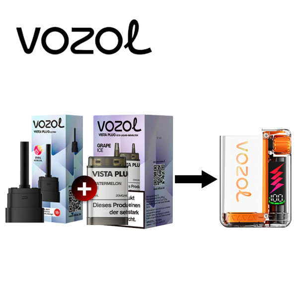 Vozol Vista Plug Ez Grape Ice Pod Set