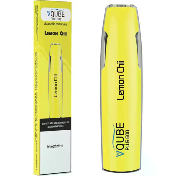 VQube Plus 600 350 mAh Lemon Chii Einweg Vape