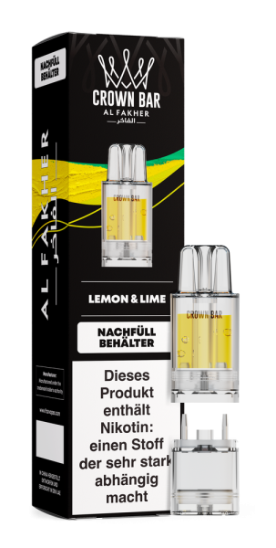 Al Fakher 12K PRO MAX Pod - Lemon Lime - 20mg Nikotingehalt