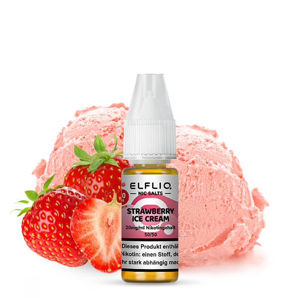 Liquid Strawberry Ice Cream - Elfliq by Elf Bar