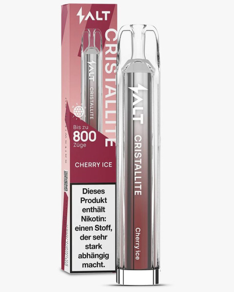 Salt Cristallite Cherry Ice 20mg/ml Einweg E-Zigarette