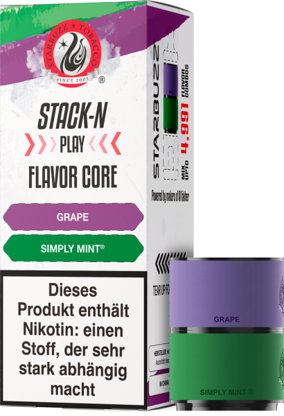 Star Buzz Pod Grape und Simply Mint - 2er Pack - 20mg