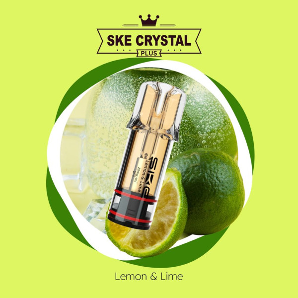 SKE Crystal PLUS Lemon & Lime 2% Nikotin 2er Pack