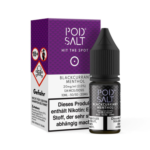 Pod Salt Core - Blackcurrant Menthol - Nikotinsalz Liquid
