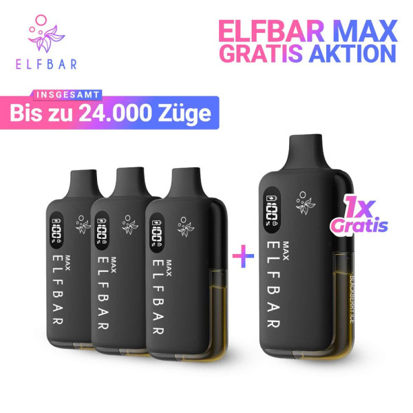 ELFBAR MAX 3+1 Aktion