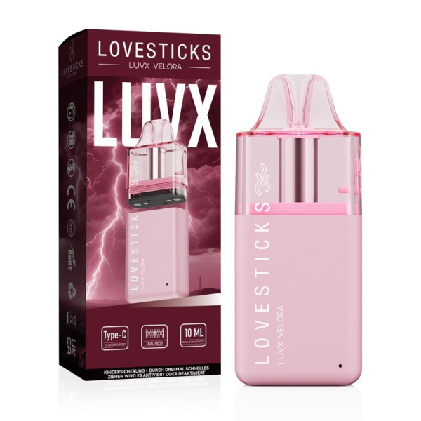 Lovestick LUVX Velora Pod Kit - 1200 mAh Farbe: Pink