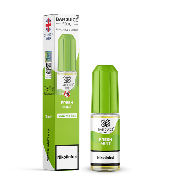 Bar Juice 5000 Nikotinsalz Liquid 10 ml Fresh Mint