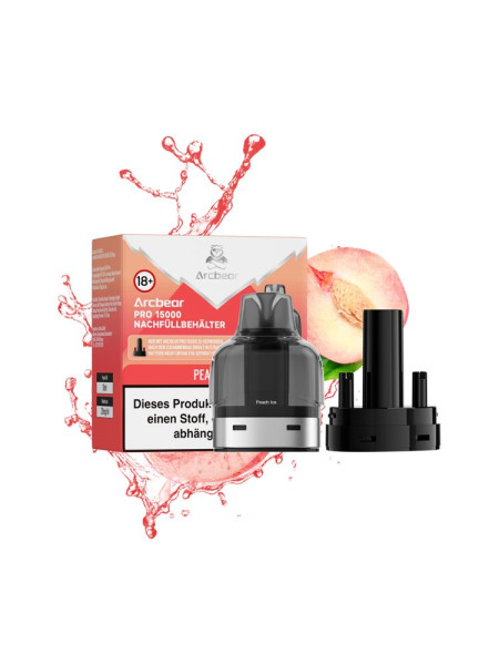 Arcbear Pro 15000 Pod - Peach Ice - 20 mg/ml Nikotingehalt