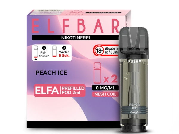 ELFBAR ELFA 2er Pack - Alle Sorten - 0mg Nikotin