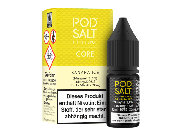 Pod Salt Core - Banana Ice - Nikotinsalz Liquid