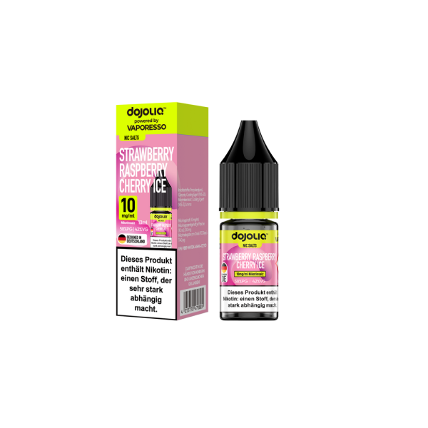 DOJOLIQ Strawberry Raspberry Cherry Ice Liquid - 10ml