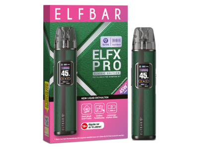 elfbar elfa master akku Elf Bar ELFX Pro Classic Edition Vape Kit in UK  Vapor Shop Direct